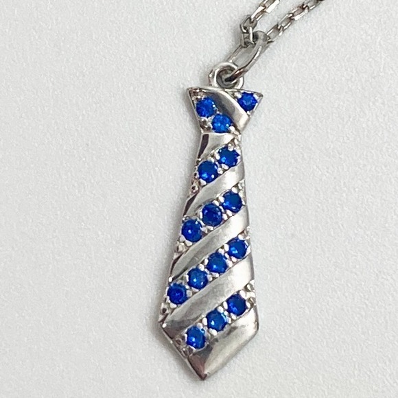 925 Harry Potter Ravenclaw Necktie Necklace - Picture 3 of 10